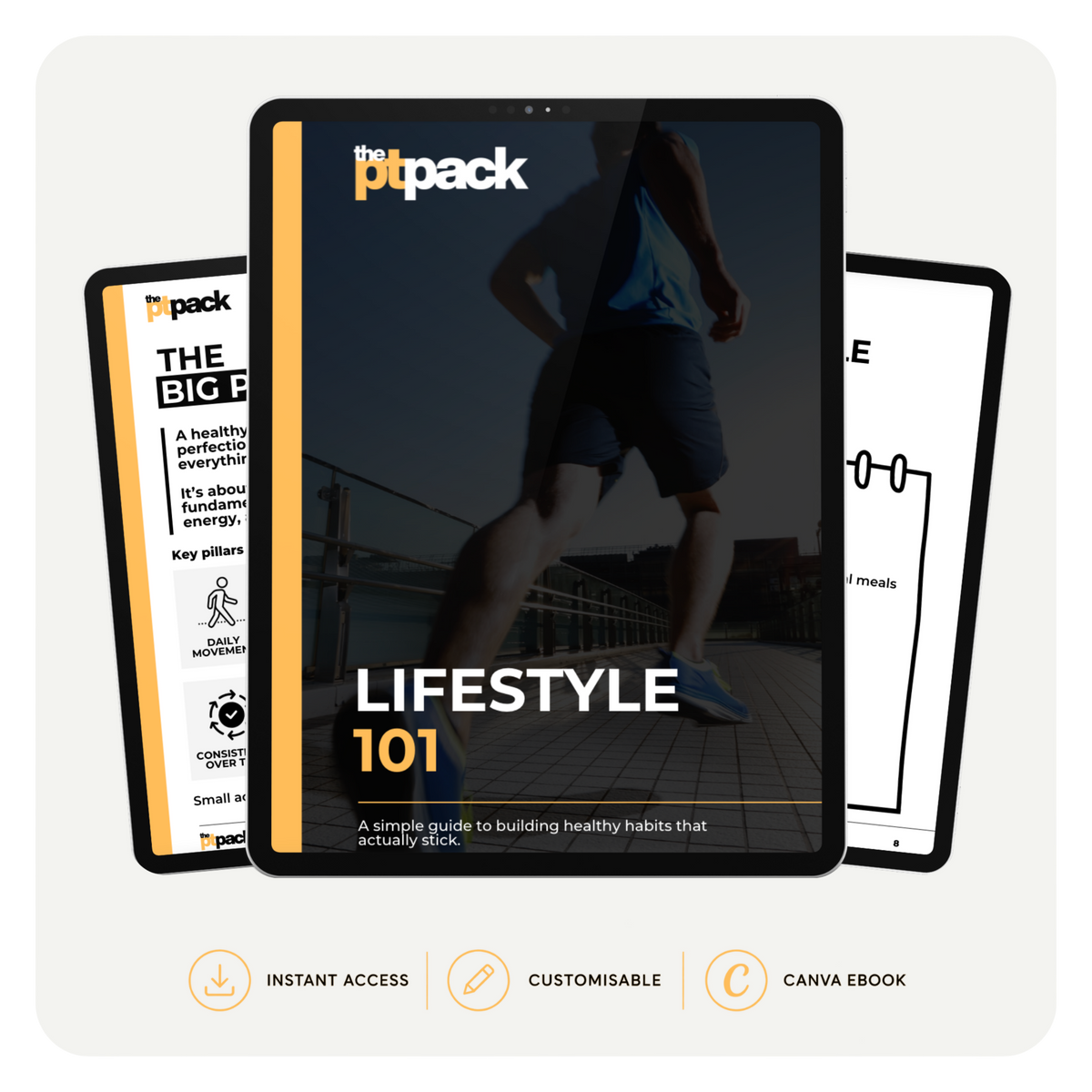 Lifestyle 101 healthy habits guide for personal trainer clients by The PT Pack